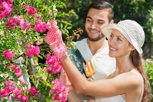 Pruning and trimming services in an Osterley garden