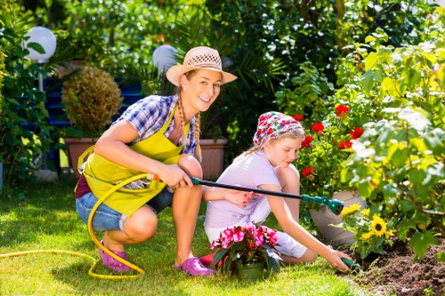 Effective weed control methods in an Osterley garden